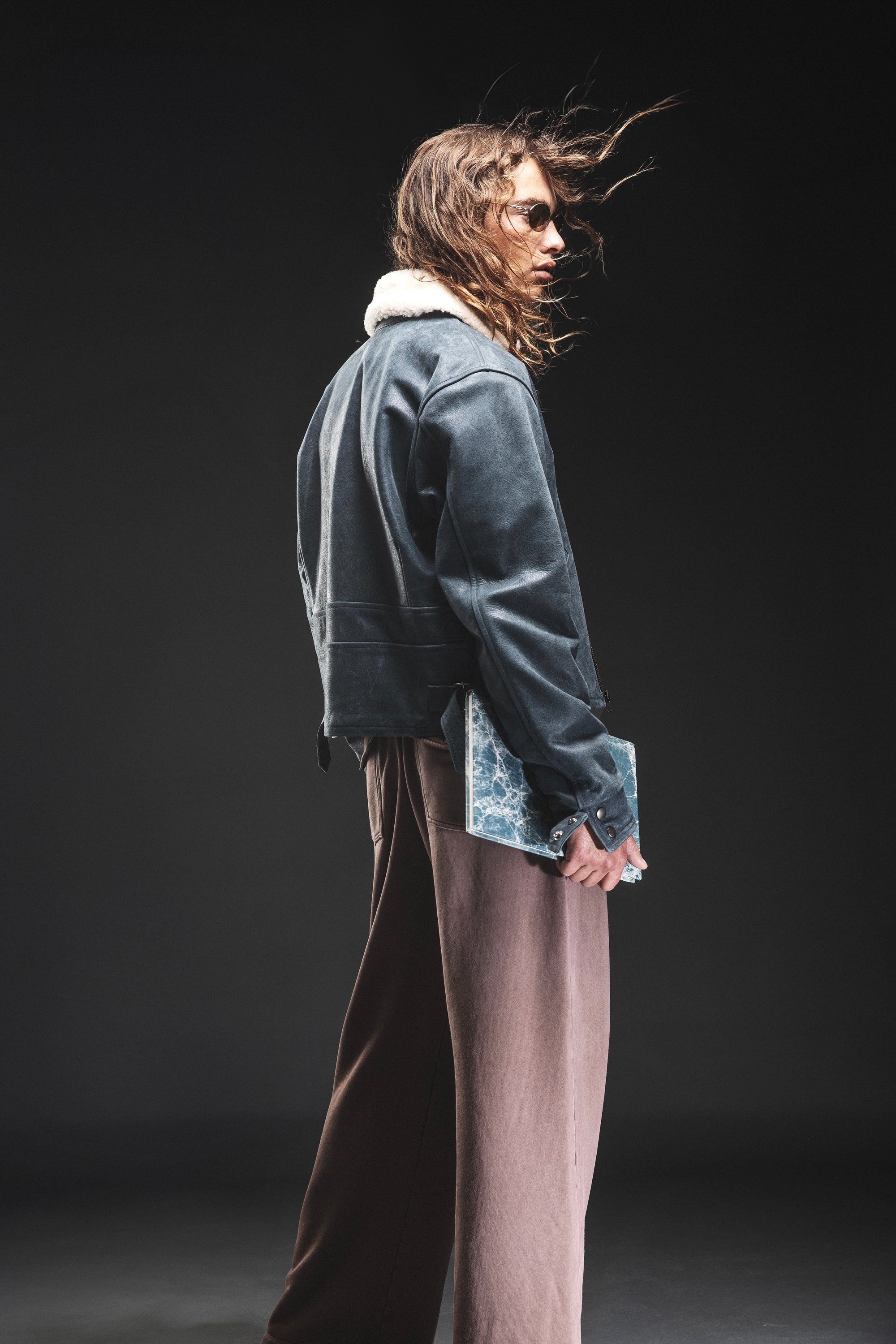 FADED BROWN SWEATPANTS