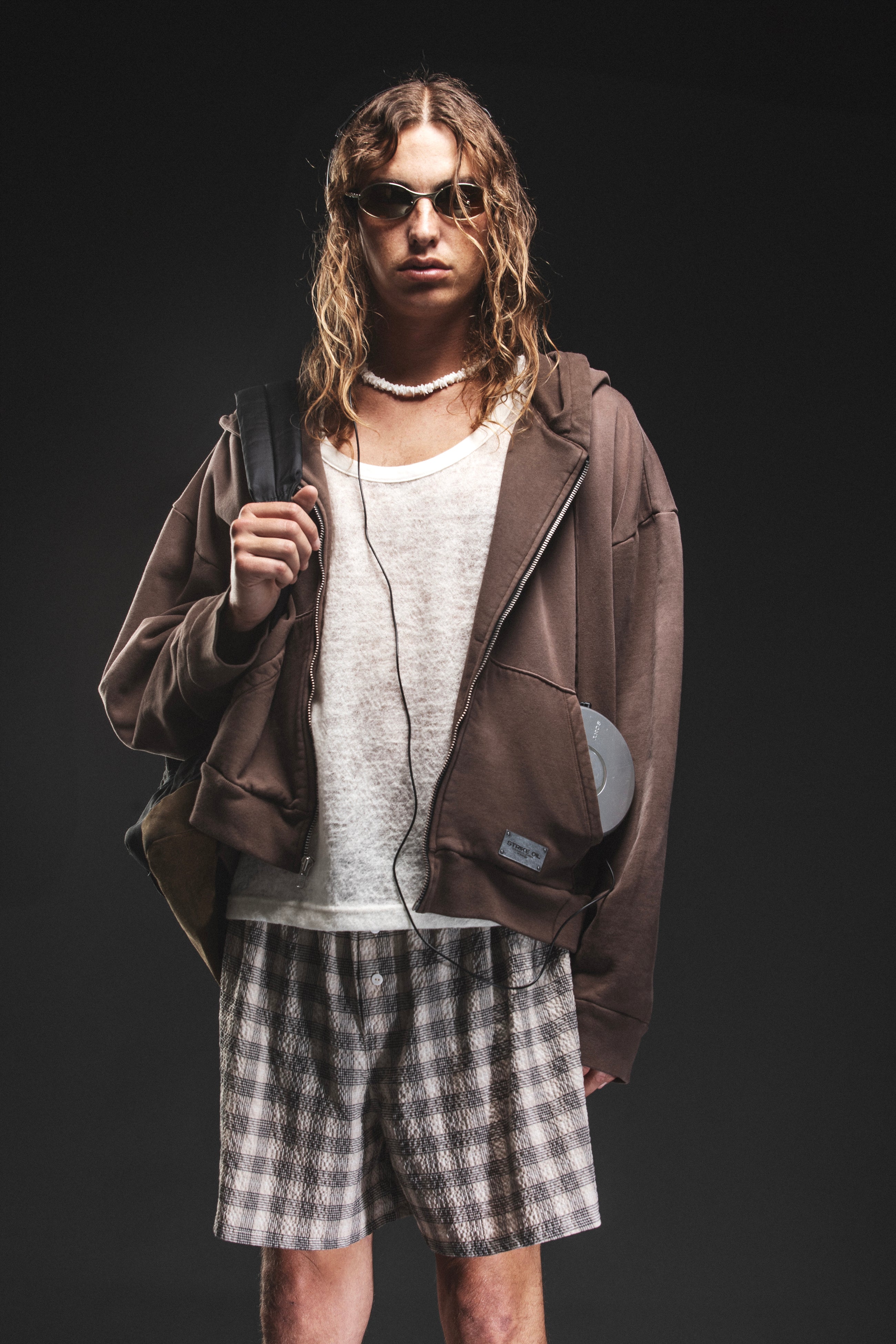 WOOL SLEEVELESS T-SHIRT