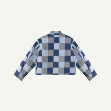 INDIGO PATCHWORK MOTO JACKET