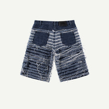 SHREDDED DENIM SHORTS