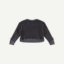 CHARCOAL NETTING PULLOVER