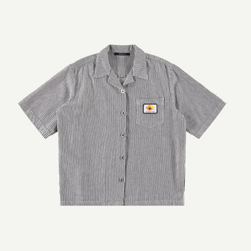 STRIPED LOUNGE SHIRT