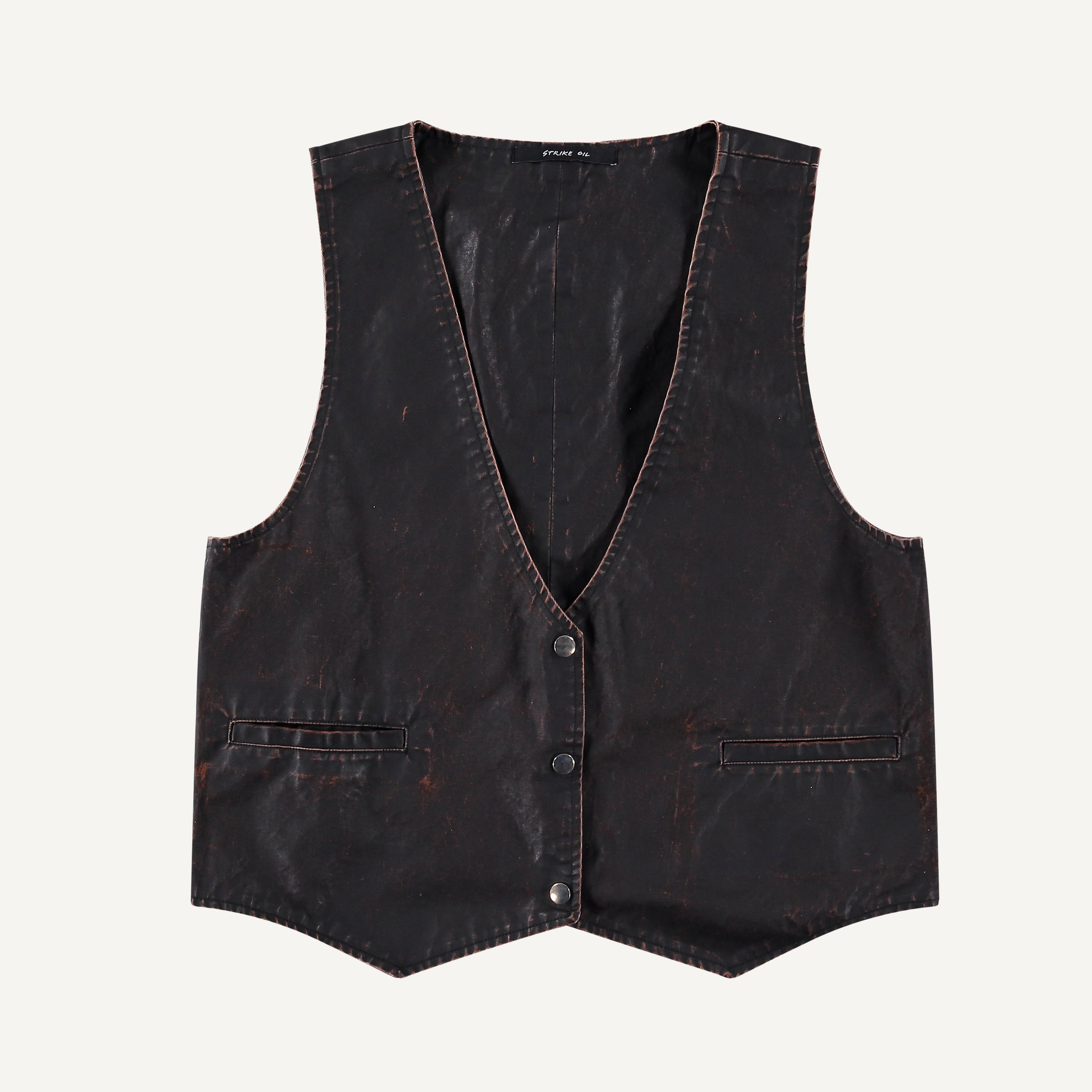 RUBBERIZED MOTO VEST
