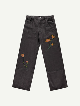 BEADED POPPY JEANS