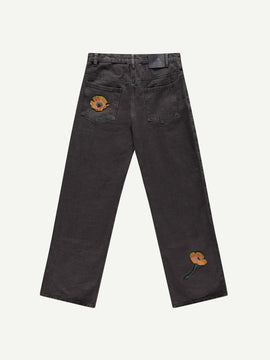 BEADED POPPY JEANS