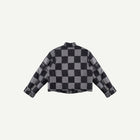 BLACK PATCHWORK MOTO JACKET