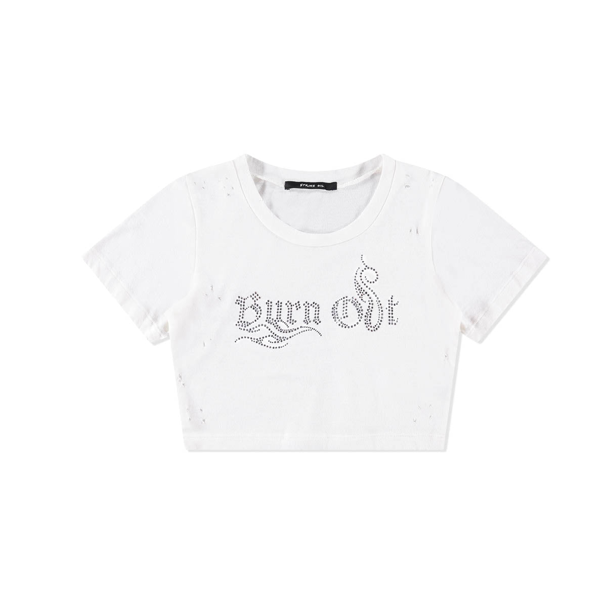 BURN OUT CROP TOP